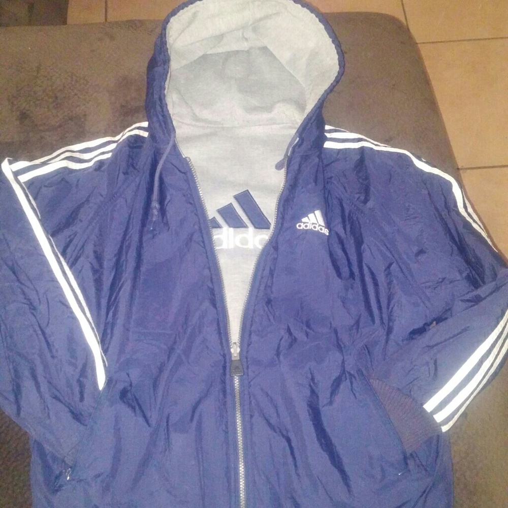 Adidas jacket size large men